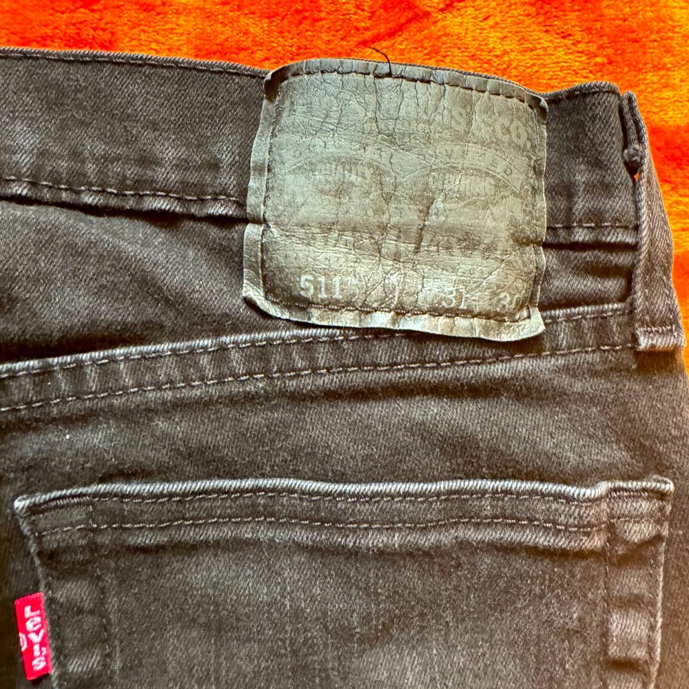511 Black Levi Jeans